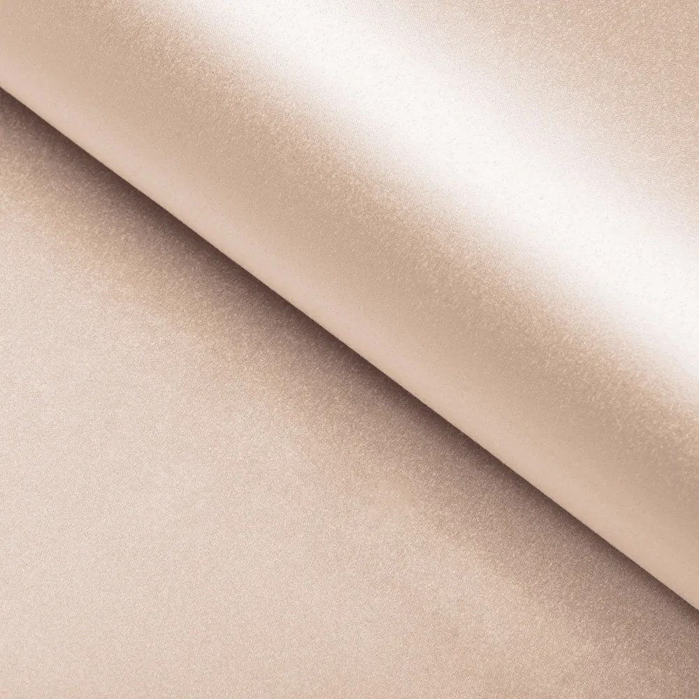 Biante Veľký teflónový oválny obrus TF-096 Púdrovo béžový bez vzoru 200x260 cm