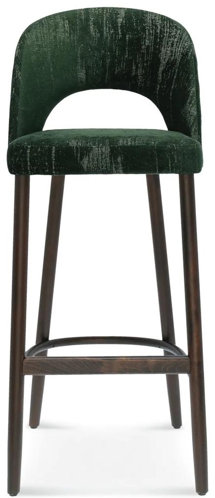 FAMEG Alora - BST-1412 - barová stolička Farba dreva: dub premium, Čalúnenie: látka CAT. A