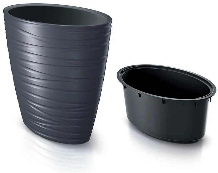 Kvetináč MAZE - Antracit