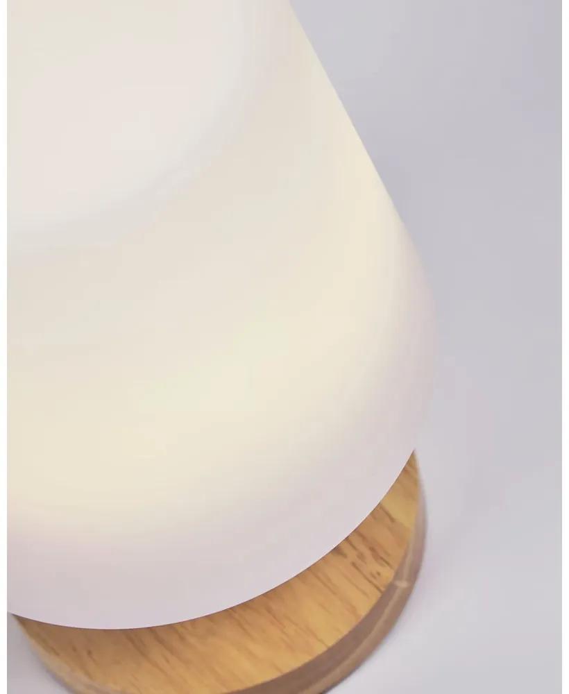 LED stmievateľná stolová lampa v prírodnej farbe (výška 22 cm) Ambar - Kave Home