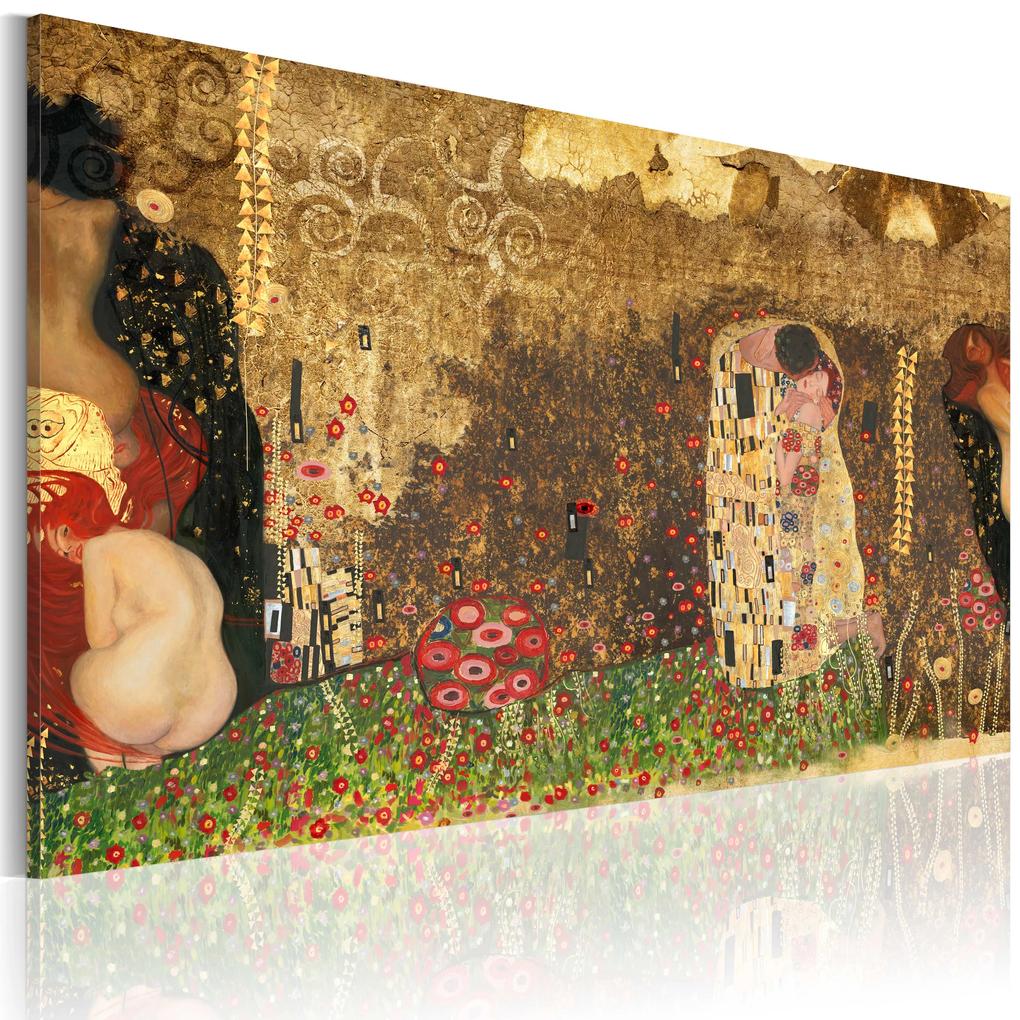 Artgeist Obraz - Gustav Klimt - inspiration Veľkosť: 120x80, Verzia: Na talianskom plátne