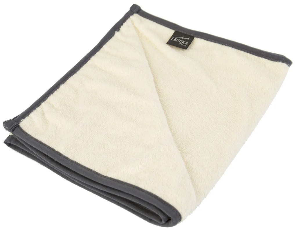 RÝCHLOSCHNÚCI BAVLNENÝ UTERÁK SPORT 30X110 CM KRÉMOVÁ