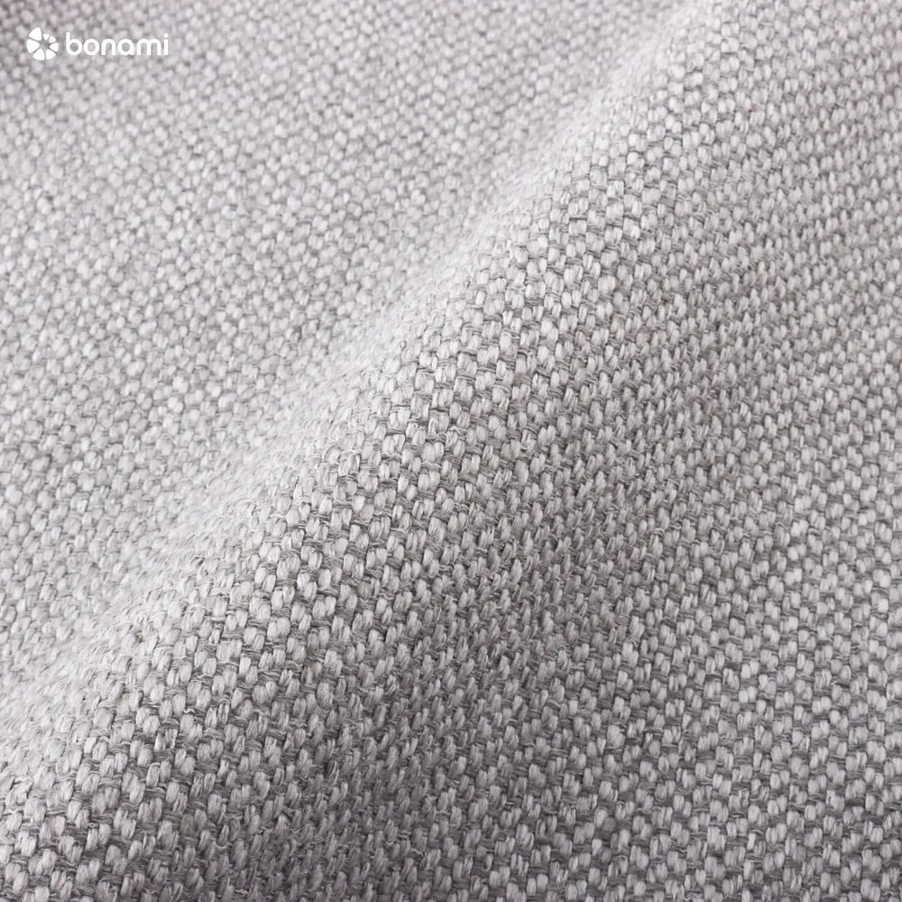 Svetlosivá čalúnená dvojlôžková posteľ s úložným priestorom a roštom 180x200 cm Arendal – Cosmopolitan Design