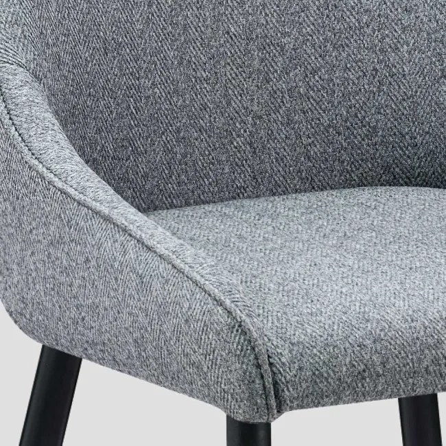 Jedálenská stolička SABOR tmavosivá 737893