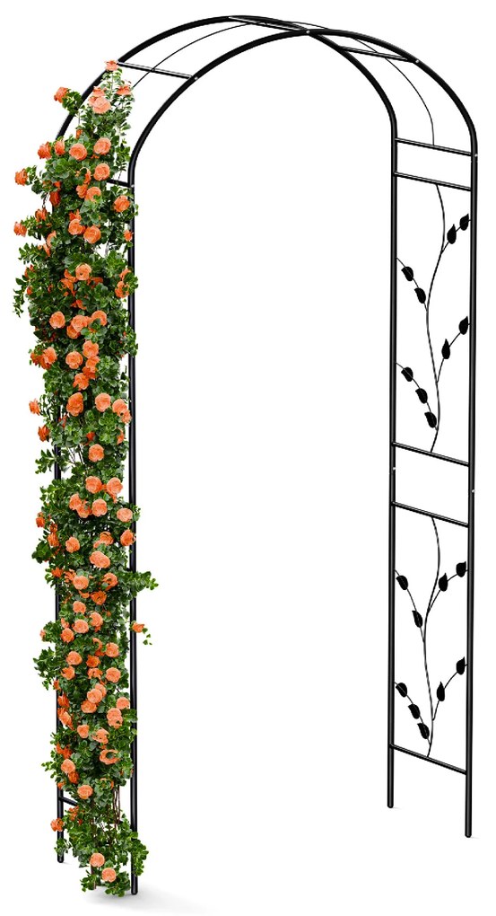 FloraBelle Arch oblúk, ozdobné vzory listov, odolný voči poveternostným vplyvom, pomôcka na popínanie