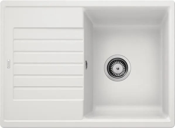 Blanco Zia 45 S Compact, silgranitový drez 680x500x190 mm, 1-komorový, biela soft, BLA-527197