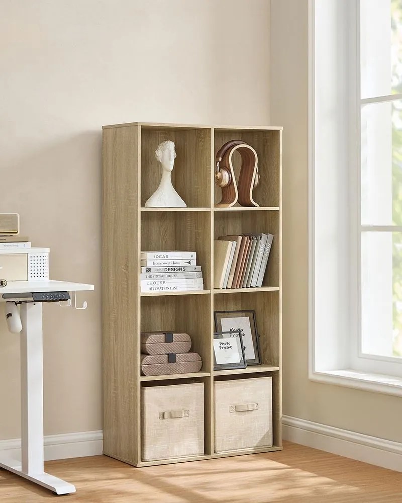 Regál Vasagle Borny 65 cm dub prírodný