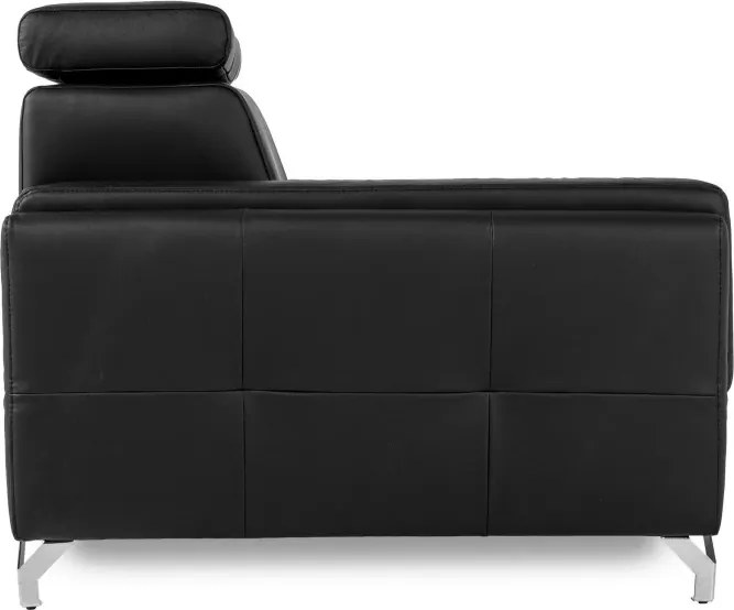 Kožené kreslo Fabio, tm. hnedá