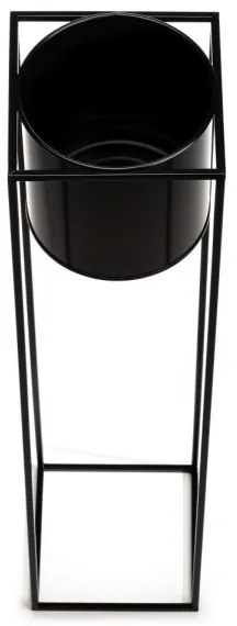 Stojan na kvety RING 100x23 cm čierna