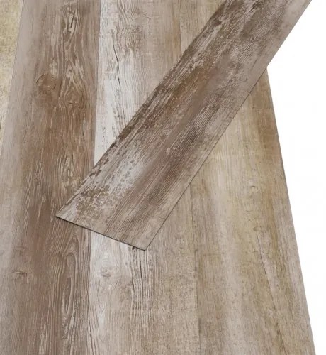 vidaXL Samolepiace podlahové dosky z PVC 5,21 m² 2 mm ošúchané drevo-