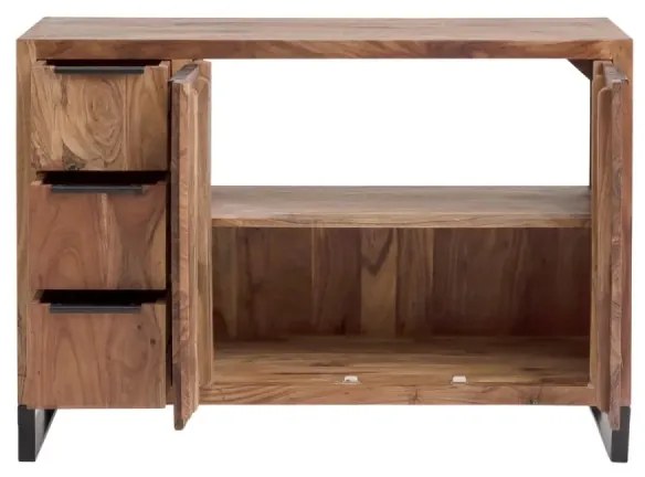furniture-nabytek.cz - Masívne umývadlo Sydney light I z akáciového dreva, lakované, hnedé – 105×45×74 cm