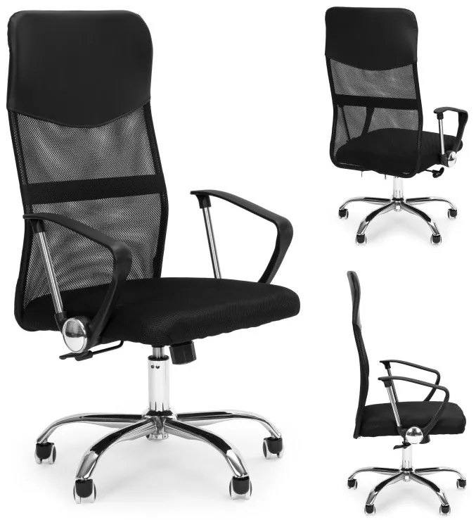 Ergonomická kancelárska stolička s priedušným operadlom