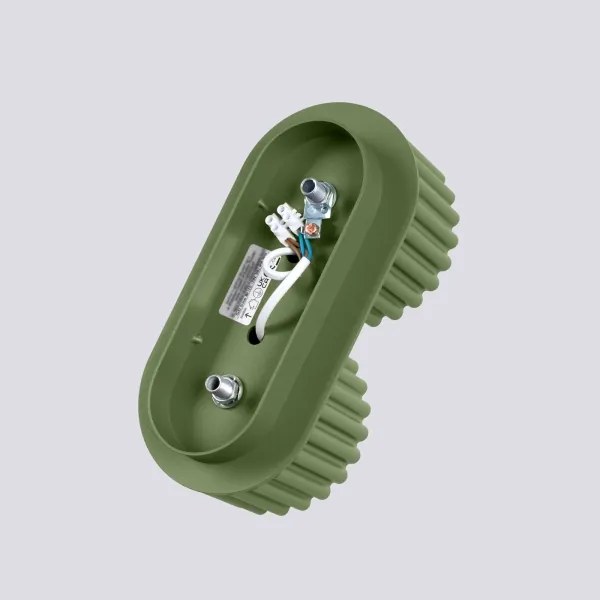 Sollux  SL.1798 - Bodové svietidlo AURA 2xGX53/10W/230V zelené