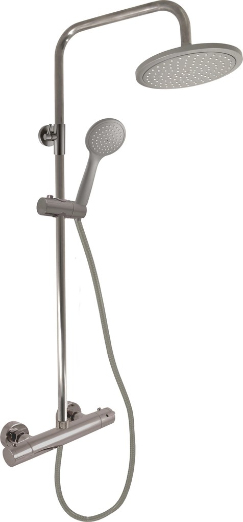 Slezák - RAV Sprchový komplet s termostatickou batériou TERMOSTATICKÁ - TRM82.5/5-43MGK, Metal Grey kartáčovaná