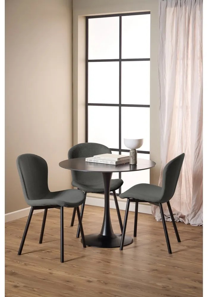 Tmavosivá jedálenská stolička Esra – Actona
