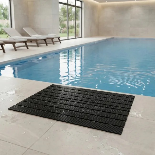 Kúpeľňová predložka čierna