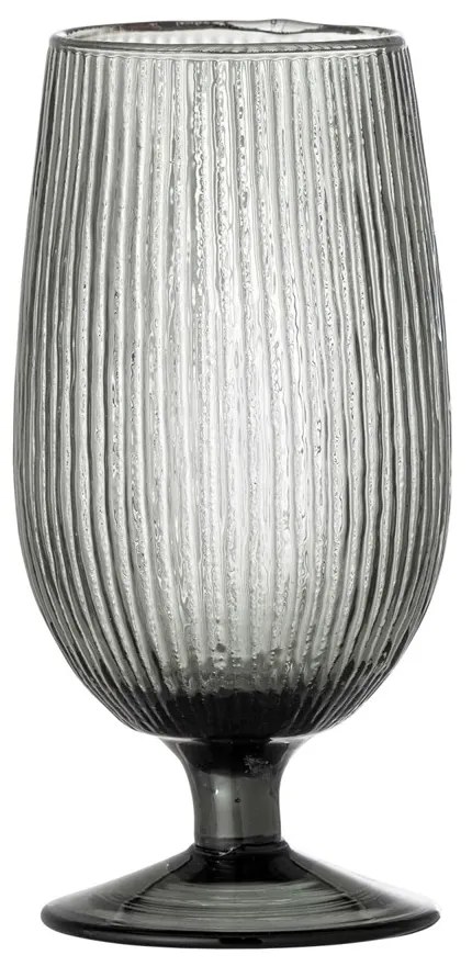 Bloomingville Sklenice na pivo TABITA 350ml šedá