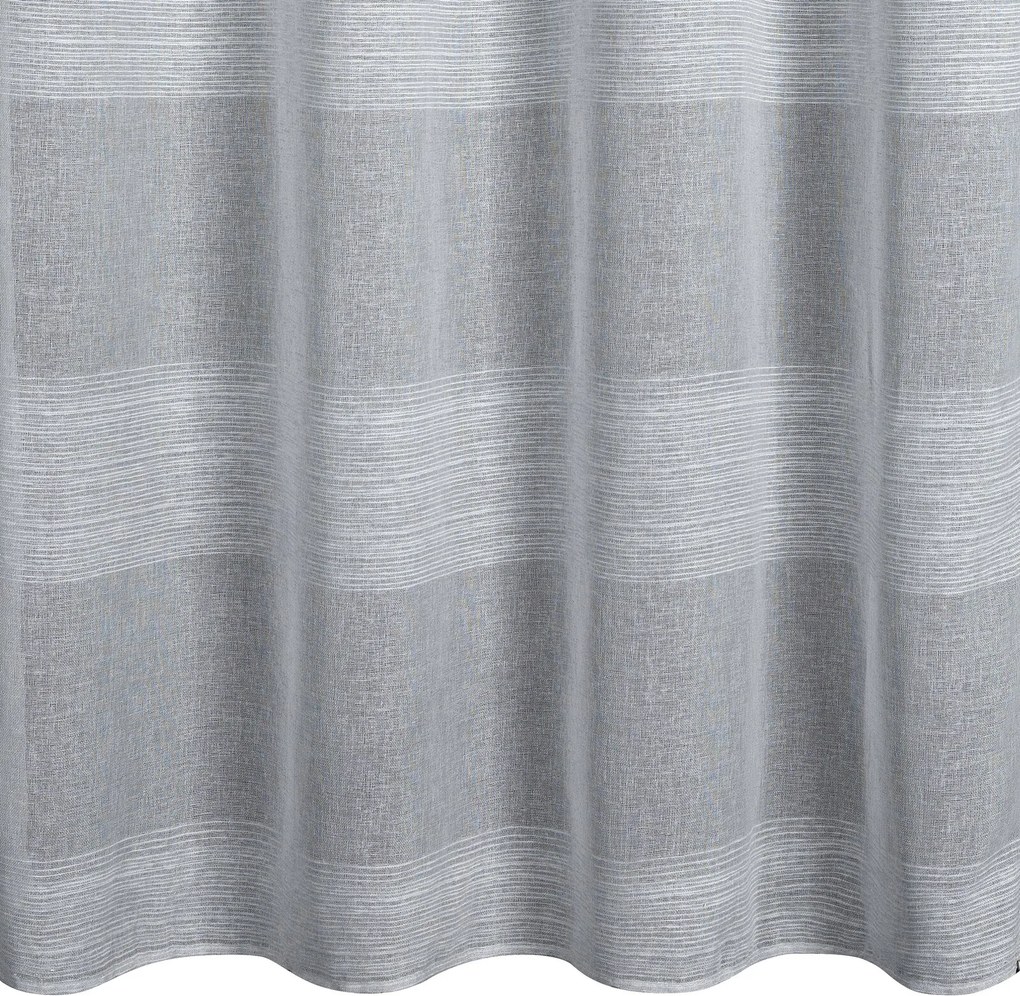 ZÁVES NA KRÚŽKOCH AGATA 140X250 CM STRIEBORNÁ