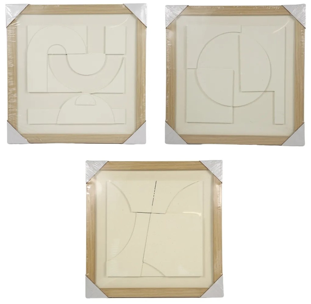 Abstraktné 3D obraz MOSAIC, 38x38 cm - rôzne druhy