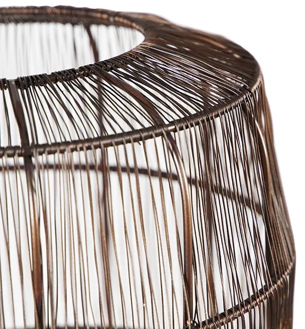 Moderná stojaca lampa trojnožka medená - Redo