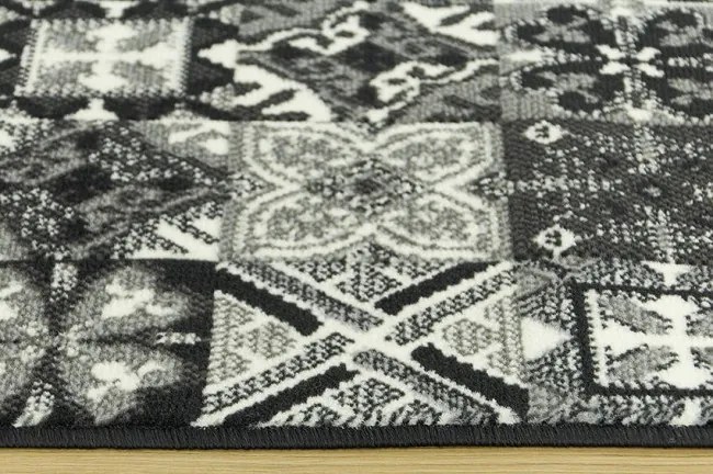 Behúň Luna 503754/89922 - patchwork sivý