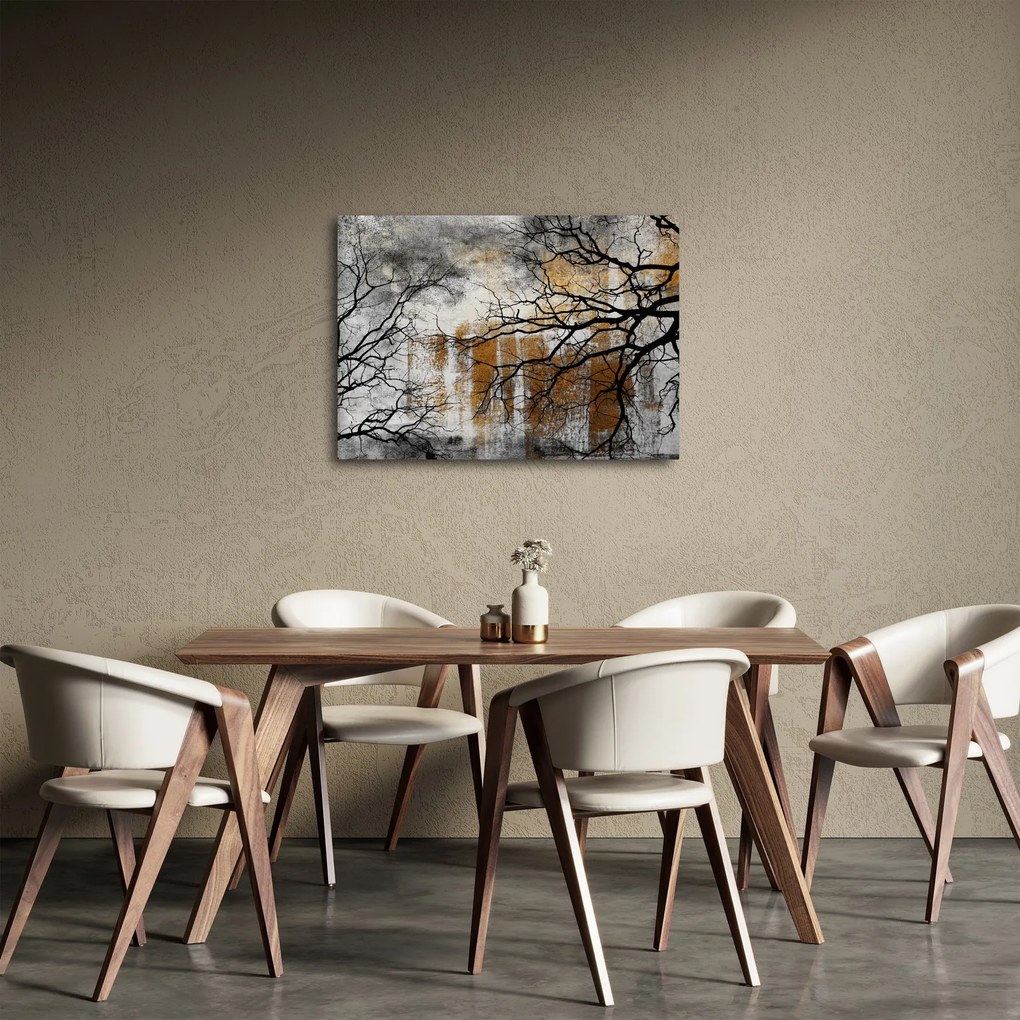 Obraz - Siluety stromov (70x50 cm)