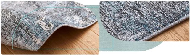 Koberec Split Z268A krémový / tmavosivý