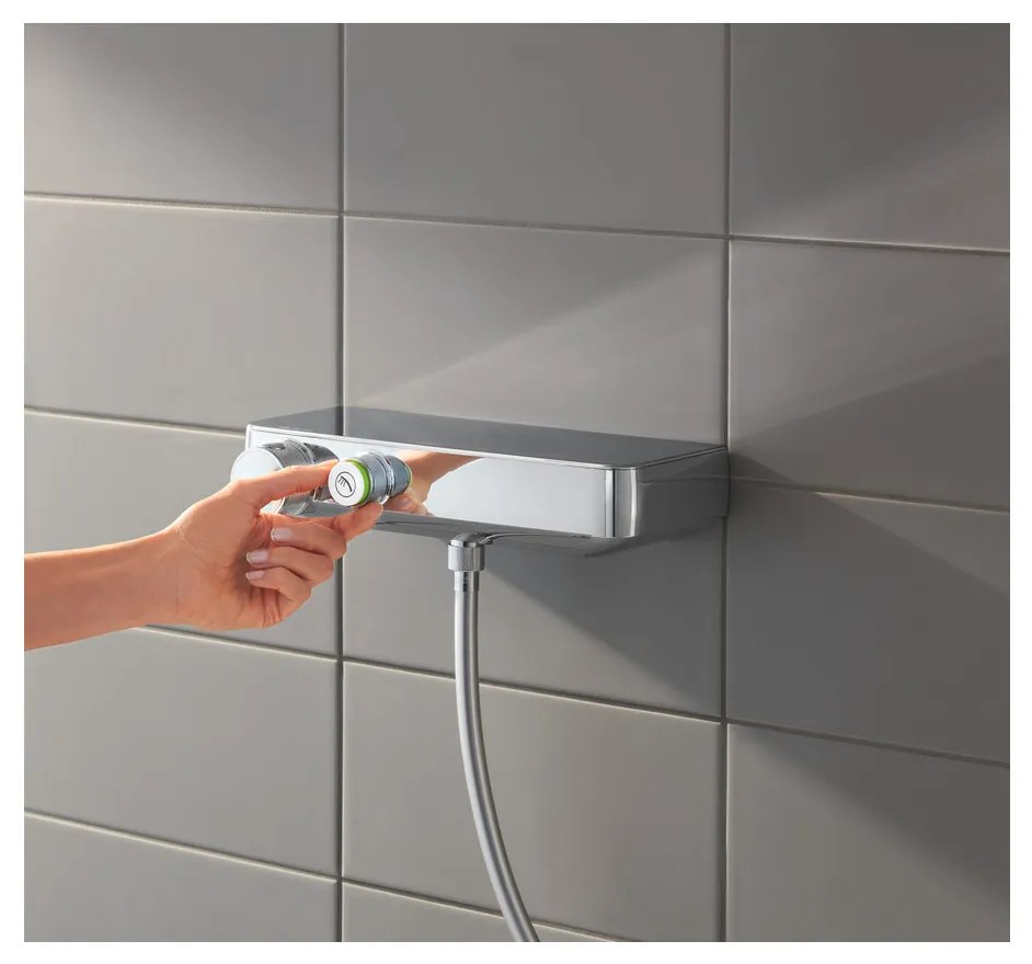 GROHE Grohtherm SmartControl - Termostatická sprchová batéria so sprchovou súpravou, chróm 34720000