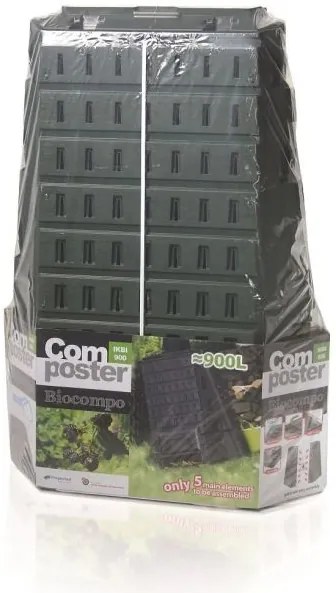 Záhradný kompostér Biocompo 900L zelený