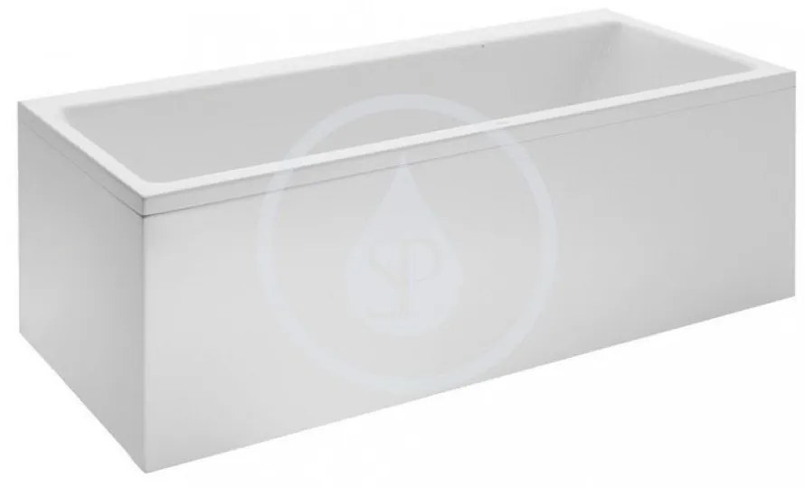 LAUFEN Pro Vaňa do ľavého rohu, 1700 mm x 750 mm, biela – s rámom, senzorové ovládanie, LED osvetlenie H2319560006151