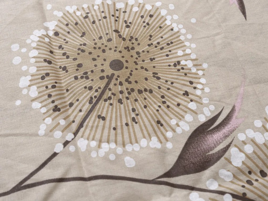 Bavlnené obliečky PAMPELINO béžové Rozmer obliečky: 70 x 90 cm | 140 x 220 cm