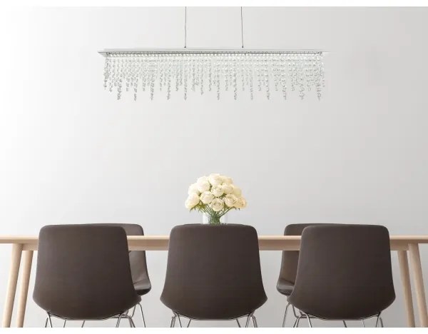 Globo 68405-24H - LED Stmievateľný krištáľový luster na lanku LED/24W/230V + DO