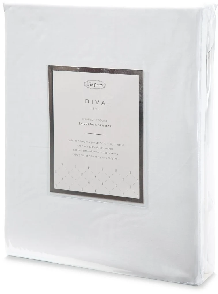SATÉNOVÉ OBLIEČKY DINA 200X220 CM, 2KS 70X80 CM BIELE