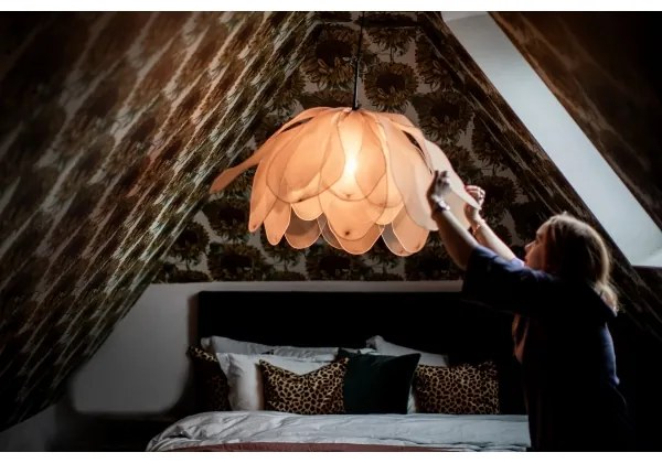 ByRydens 4202270-5507 - Luster na lanku LOU LOU 1xE27/5W/230V béžová