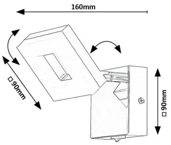 Rabalux 75018 - LED Kúpeľňové nástenné svietidlo BLAS LED/5W/230V 4000K