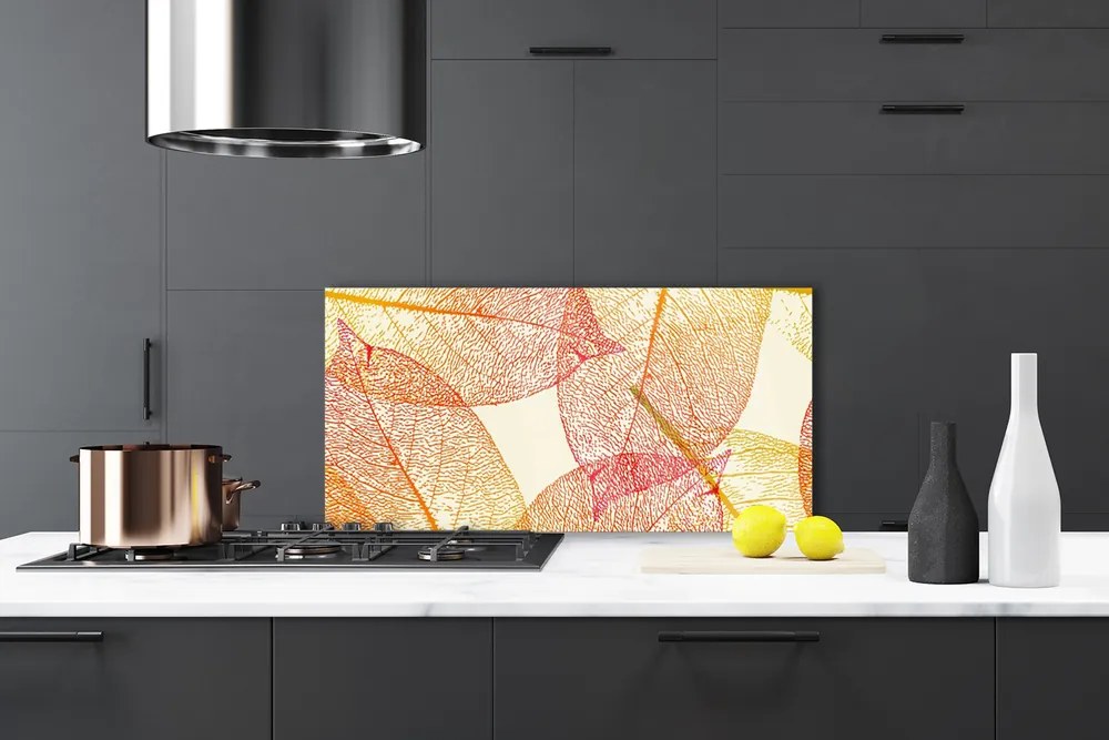 Nástenný panel Listy umenie rastlina 120x60 cm