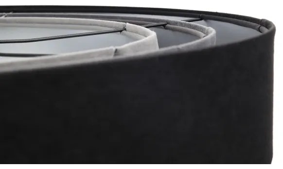 Luster na lanku TRINITI 1xE27/60W/230V čierna/šedá