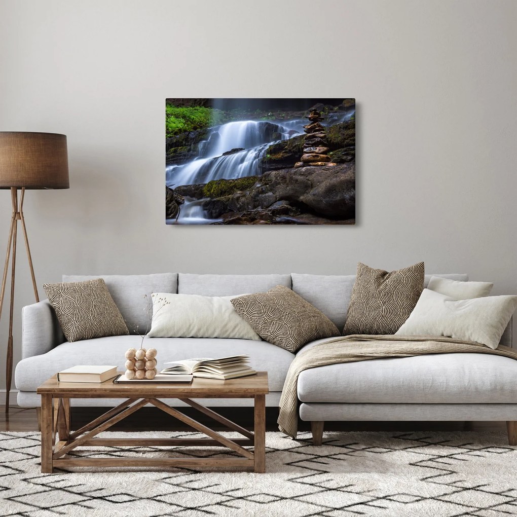 Obraz vodopádu (90x60 cm)