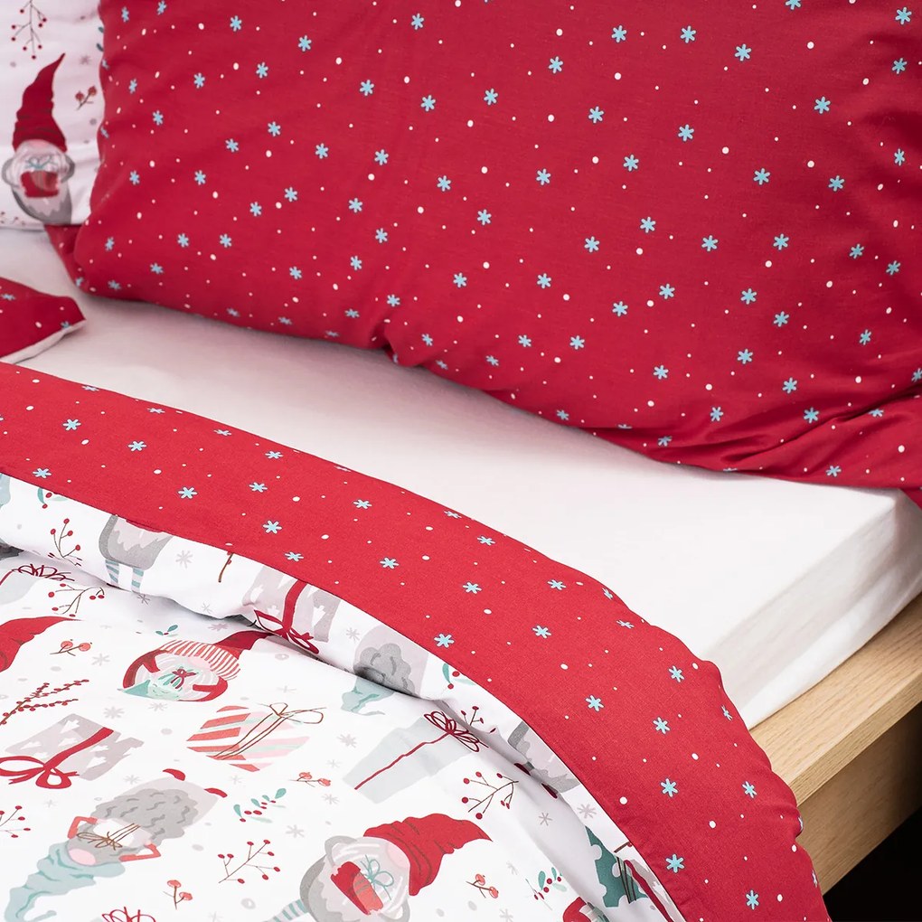 4Home Bavlnené obliečky Christmas Elf, 140 x 200 cm, 70 x 90 cm