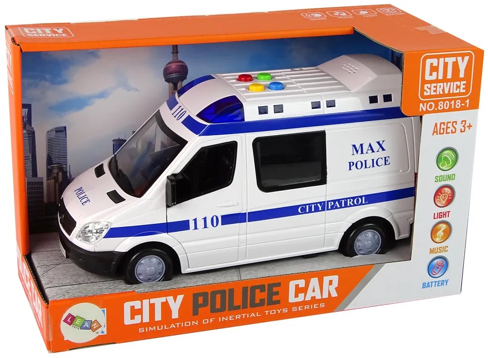 LEAN TOYS Policajné auto