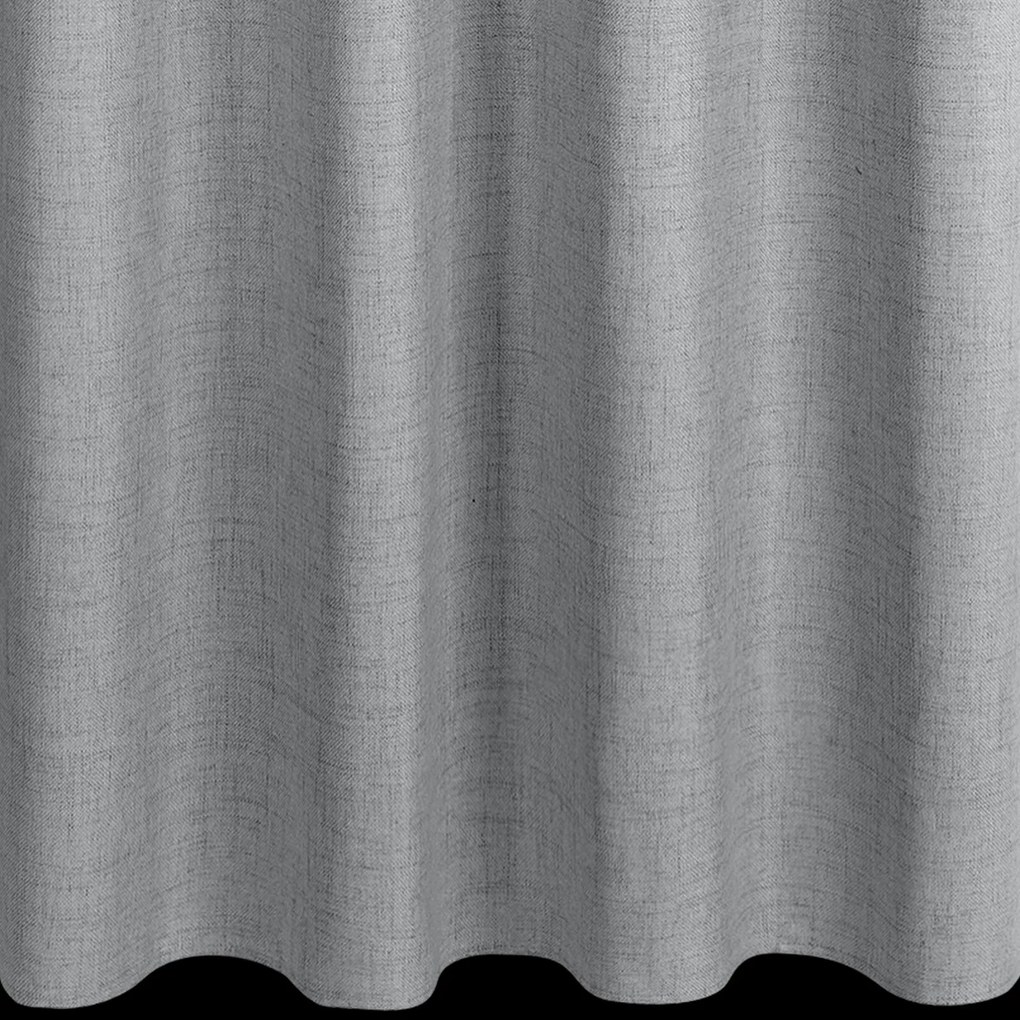 ZÁVES NA KRÚŽKOCH JULA2 140X250 CM STRIEBORNÁ