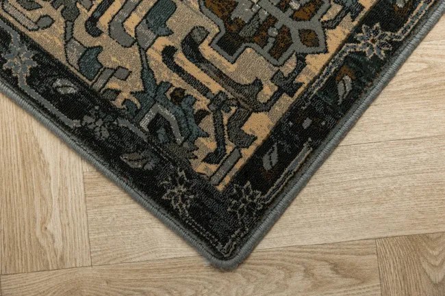 Koberec Dywilan Superior Oman, ornament, tmavomodrý