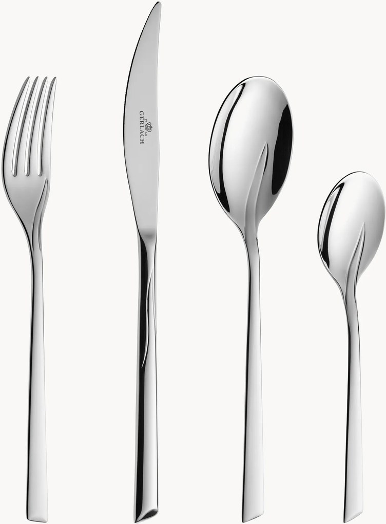 Súprava príborov z nehrdzavejúcej ocele Flames, 6 osôb, 24 ks