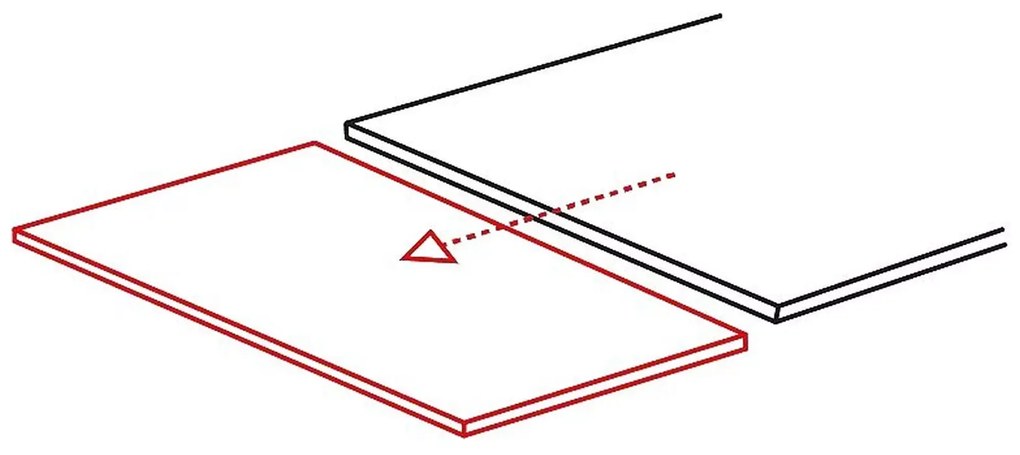 Signal DIUNA stôl jedálenský 160(240)X90, čierna/čierna