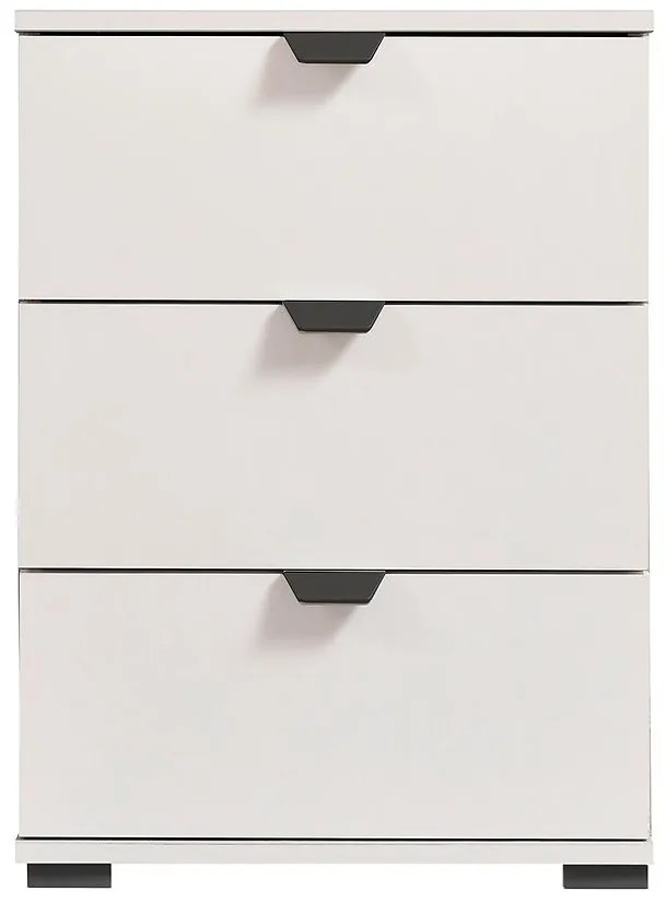 Nočný stolík Duerto 3F biela 11008319