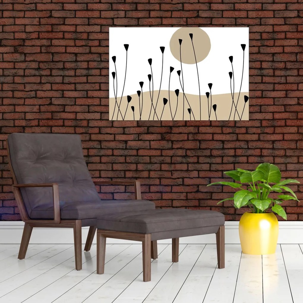 Obraz - Grafická lúka N⁰2 (90x60 cm)