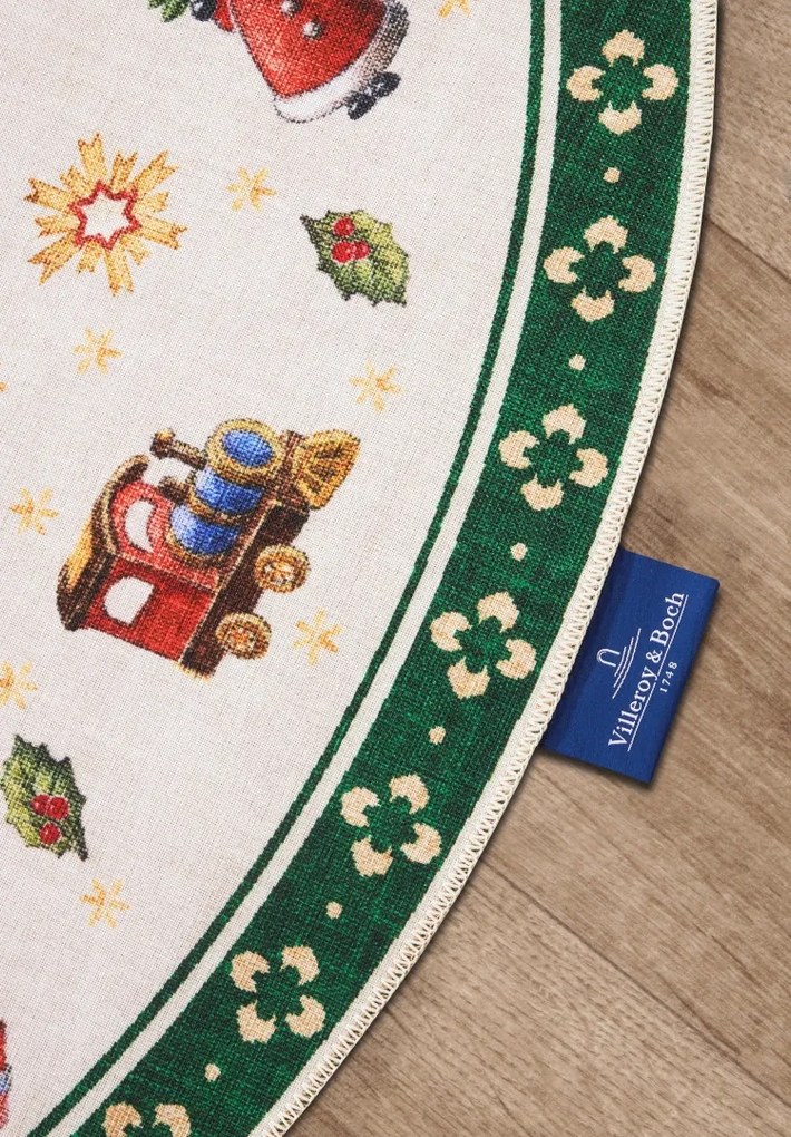 Villeroy & Boch Kusový koberec Toy's delight s potiskem 106193 Green, Multicolor kruh, 150x150 (priemer) kruh, zelená, obývacia izba