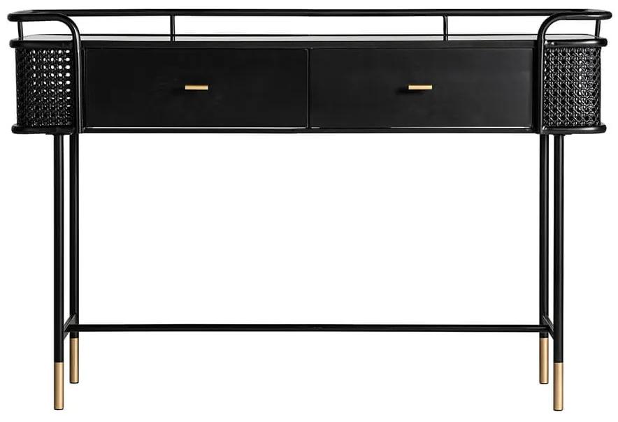 Konzolový stolík suffen 120 x 35 cm čierny MUZZA