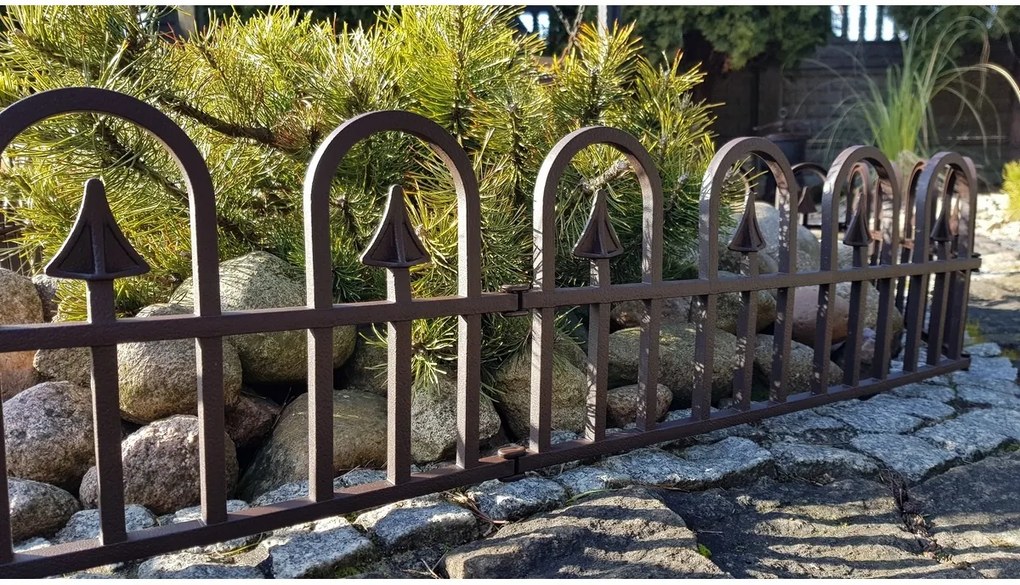 Záhradný plôtik Bolt hnedá, 2,3 m