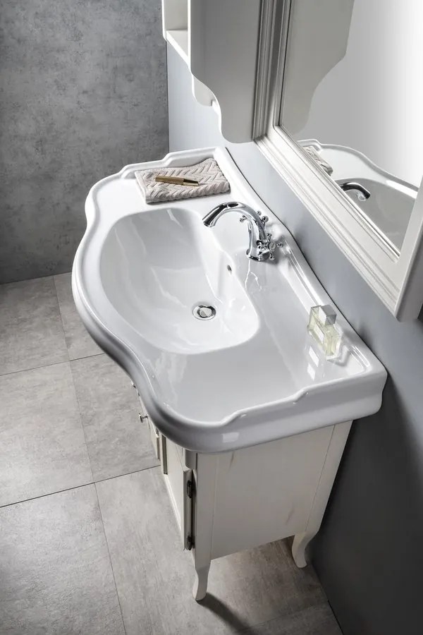 Kerasan Kerasan, RETRO WC sedátko, biela/chróm, 109001
